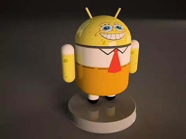 Sponge Bob Android Model 3D model_0