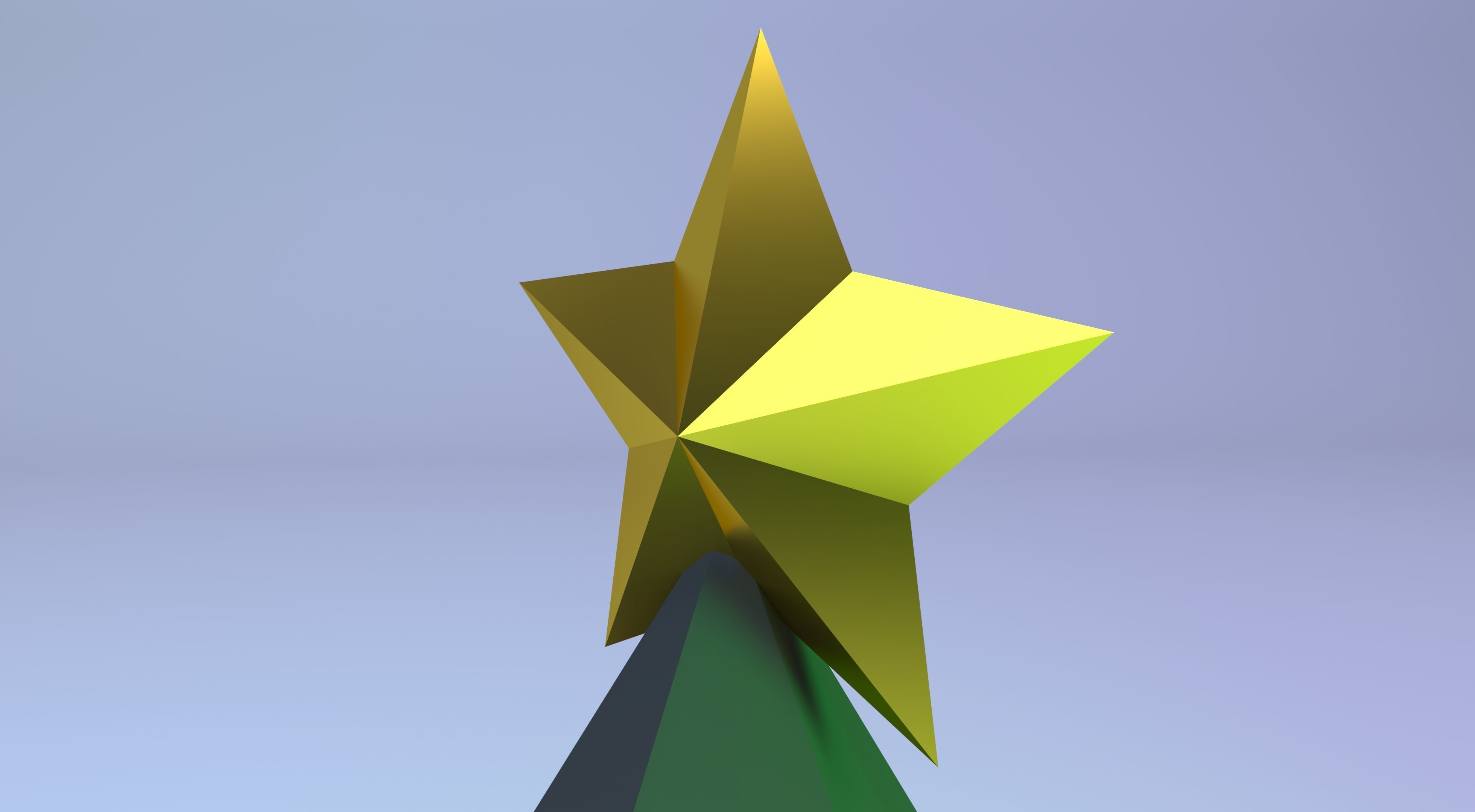 Low Poly Polygon Tree Collection  Low-poly 3D model_10