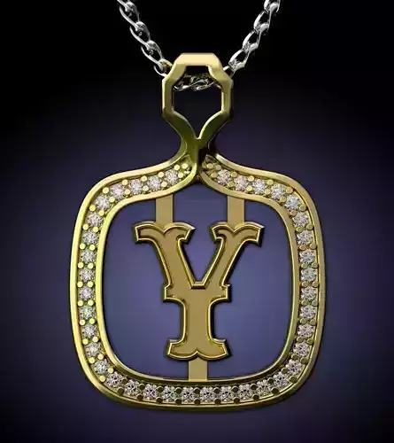 Y Letter Pendant