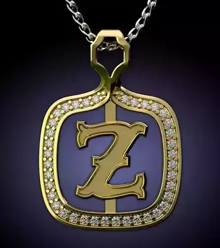 Z Letter Pendant