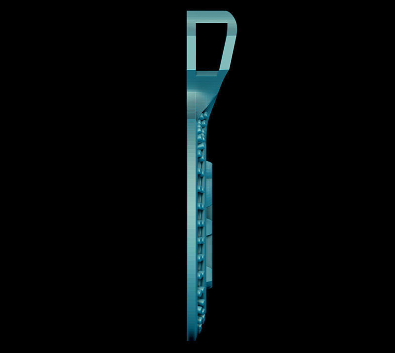 Z Letter Pendant 3D print model_5