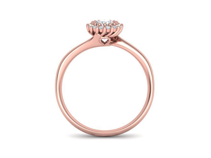 Engagement Solitaire ring 30 pointer Stone Own design 3dmodel 3D print model_20