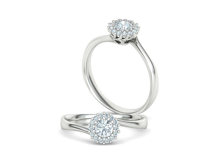 Engagement Solitaire ring 30 pointer Stone Own design 3dmodel 3D print model_3