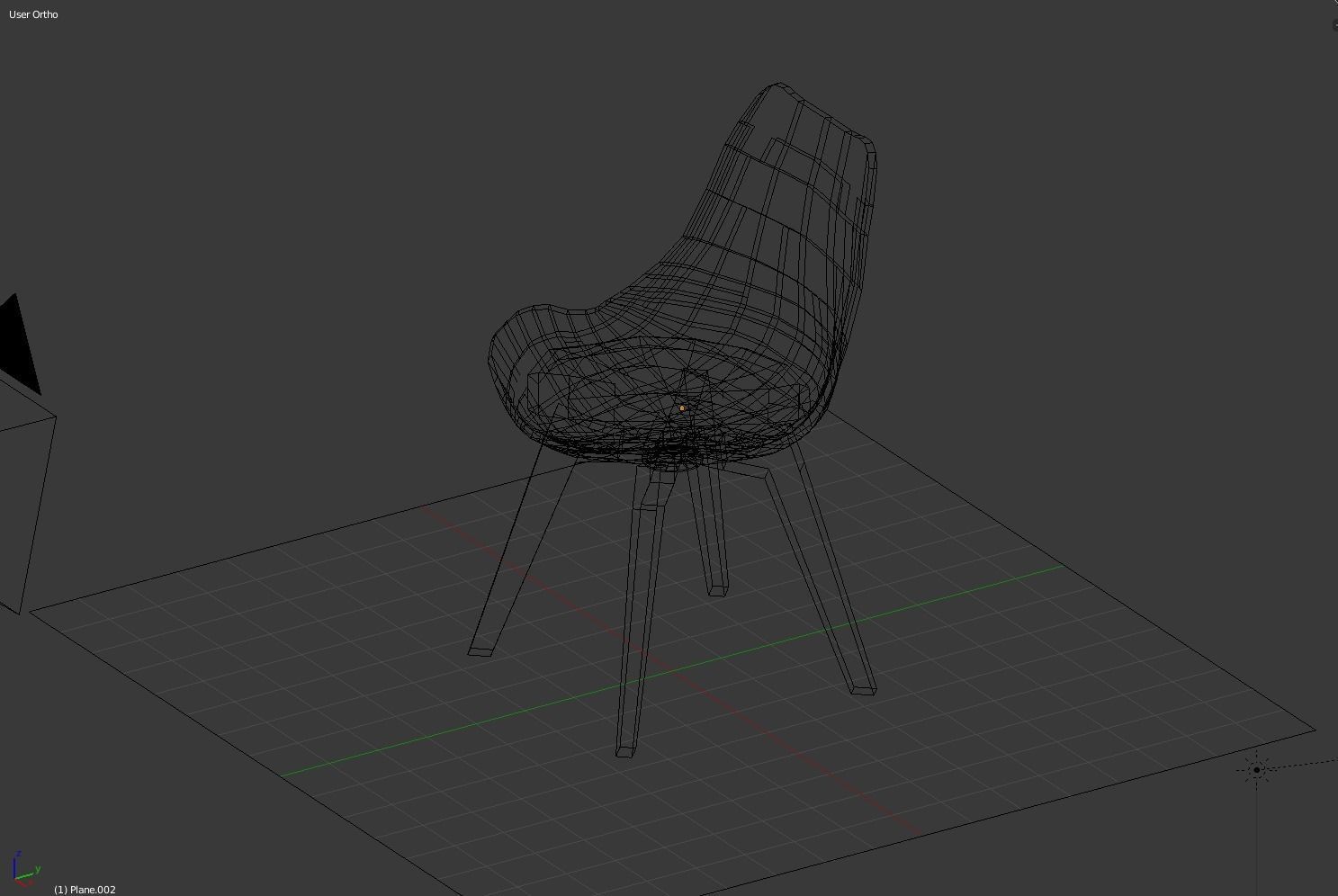 designer chair Free low-poly 3D model_3