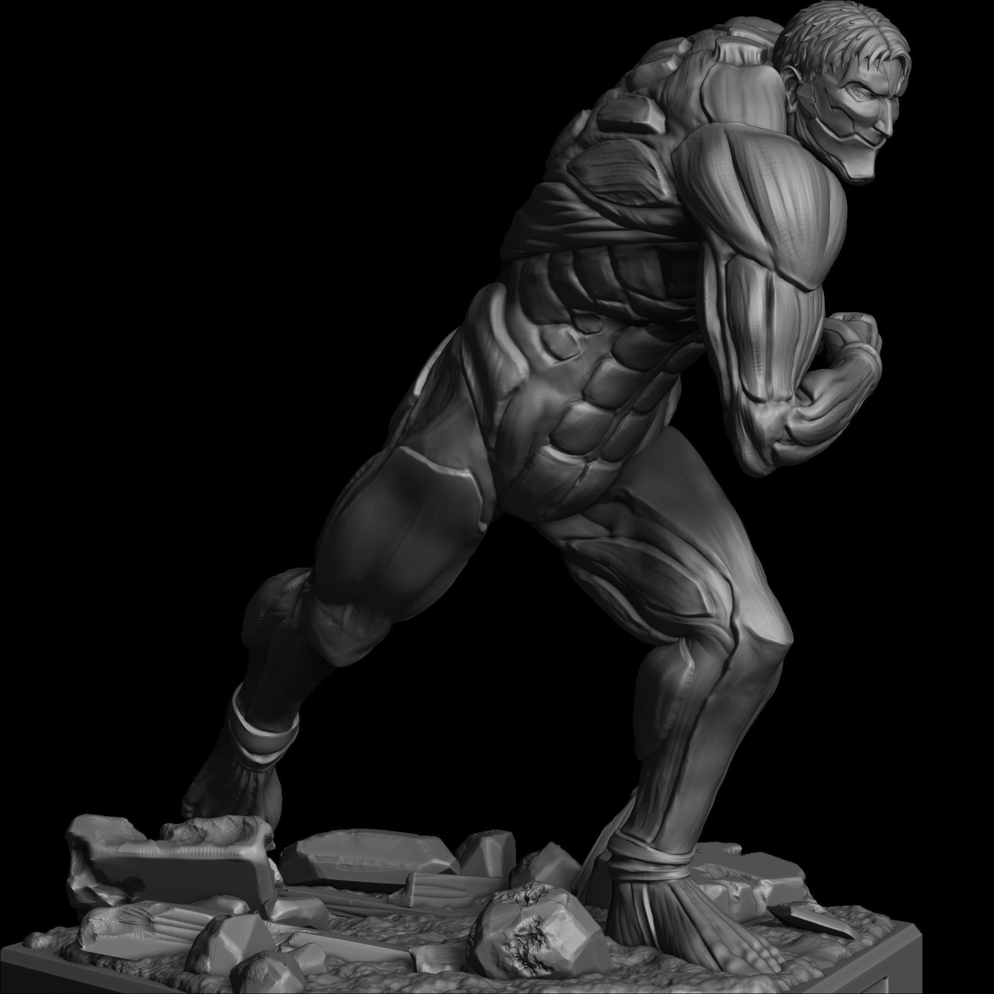 Reiner  Armored Titan - Shingeki no Kyojin 3D print model_4
