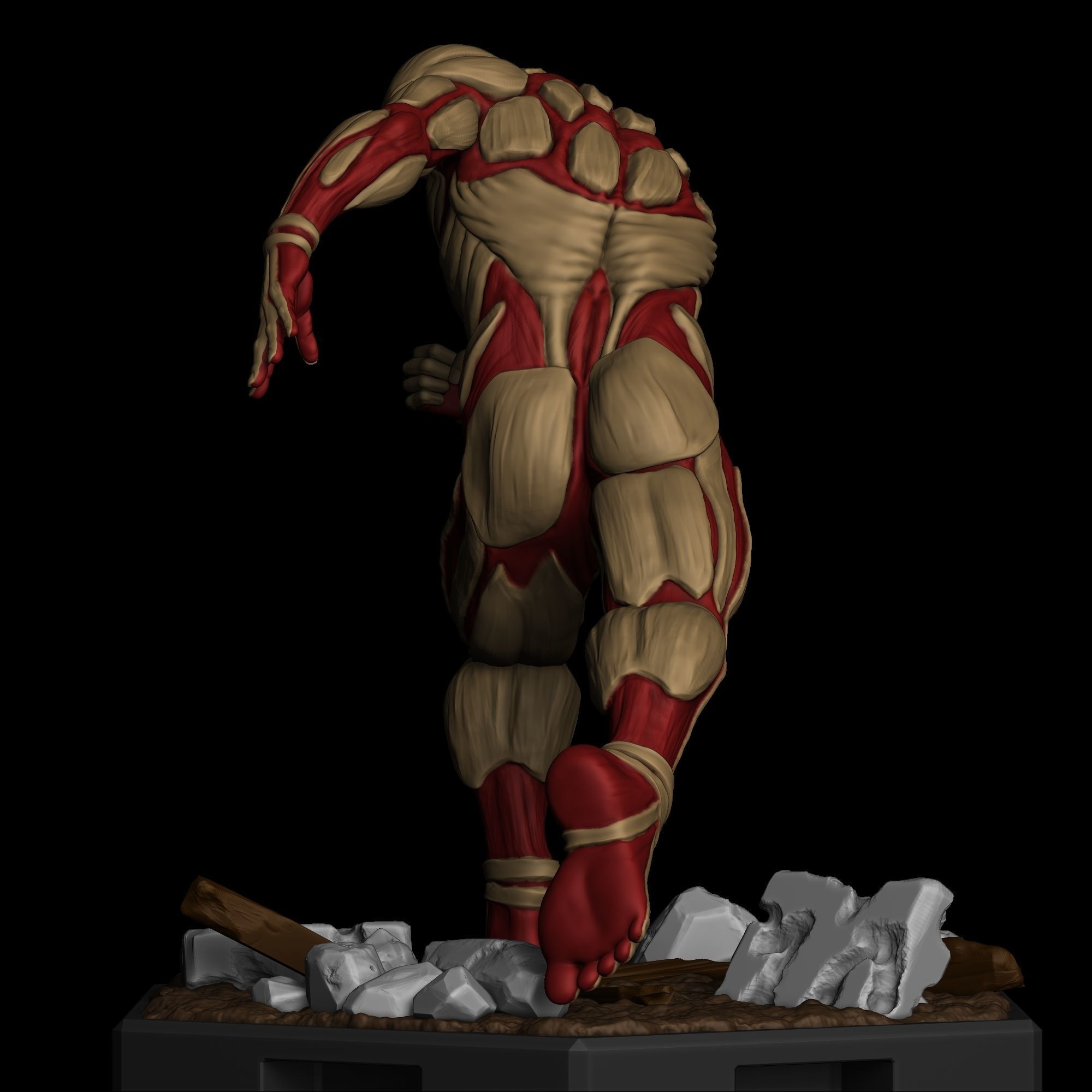 Reiner  Armored Titan - Shingeki no Kyojin 3D print model_2