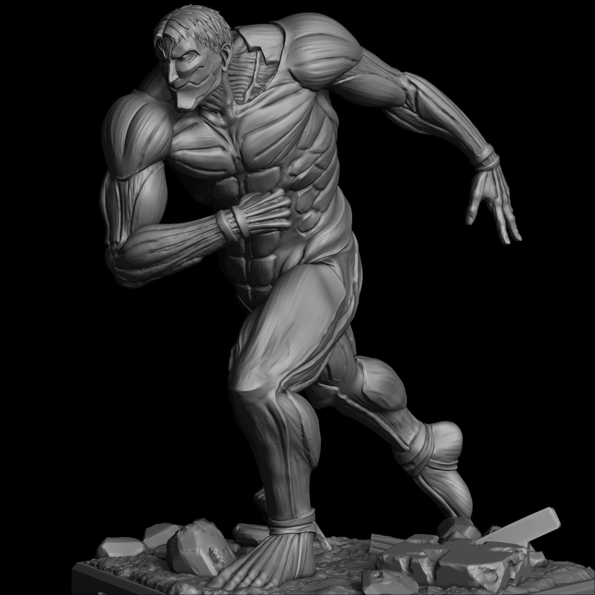 Reiner  Armored Titan - Shingeki no Kyojin 3D print model_5