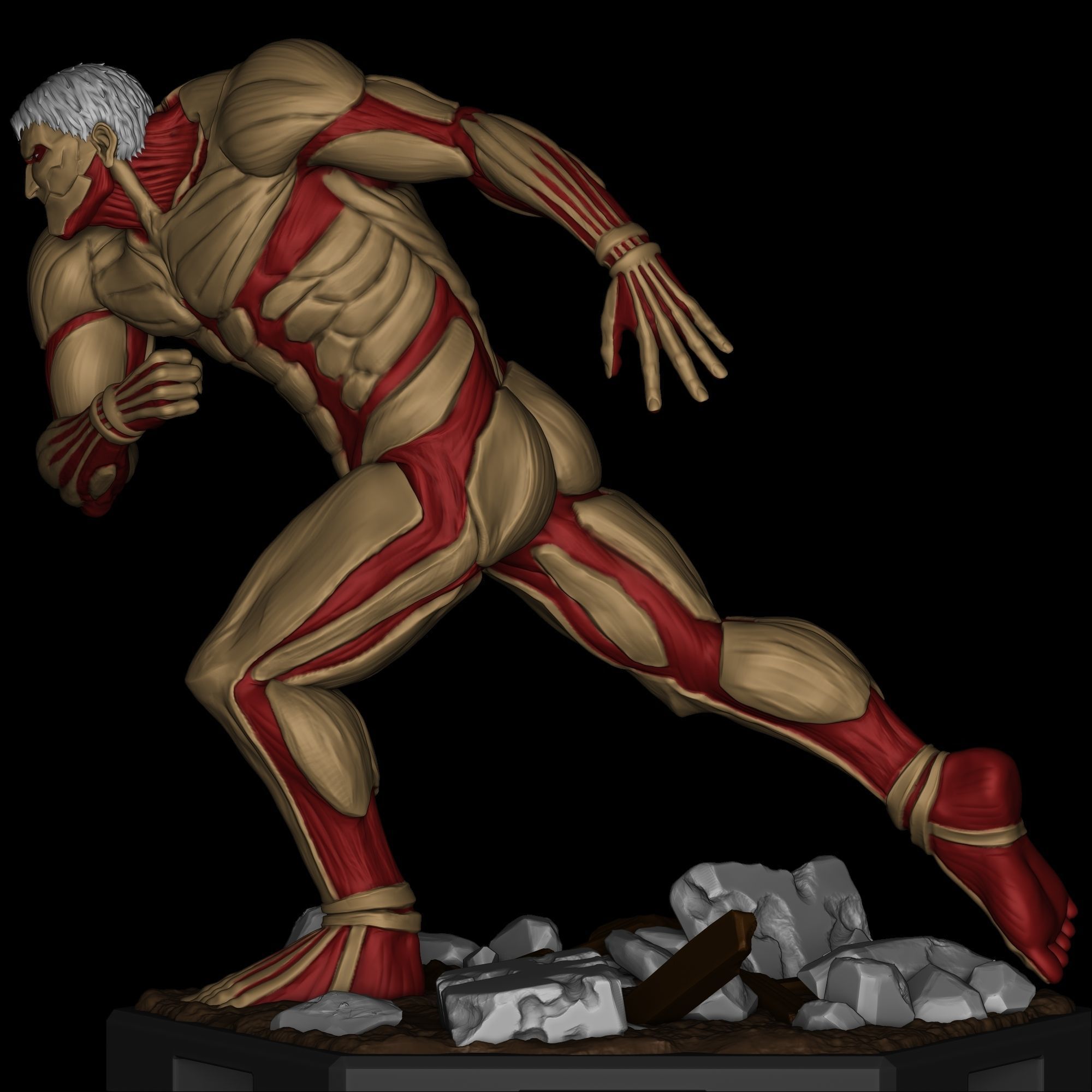 Reiner  Armored Titan - Shingeki no Kyojin 3D print model_1