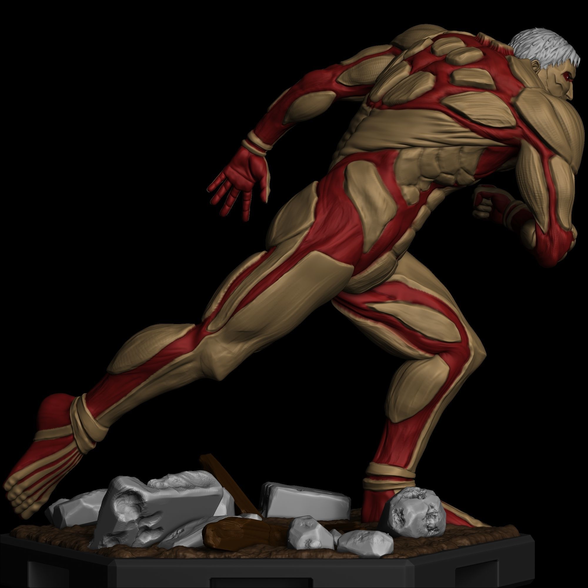 Reiner  Armored Titan - Shingeki no Kyojin 3D print model_3