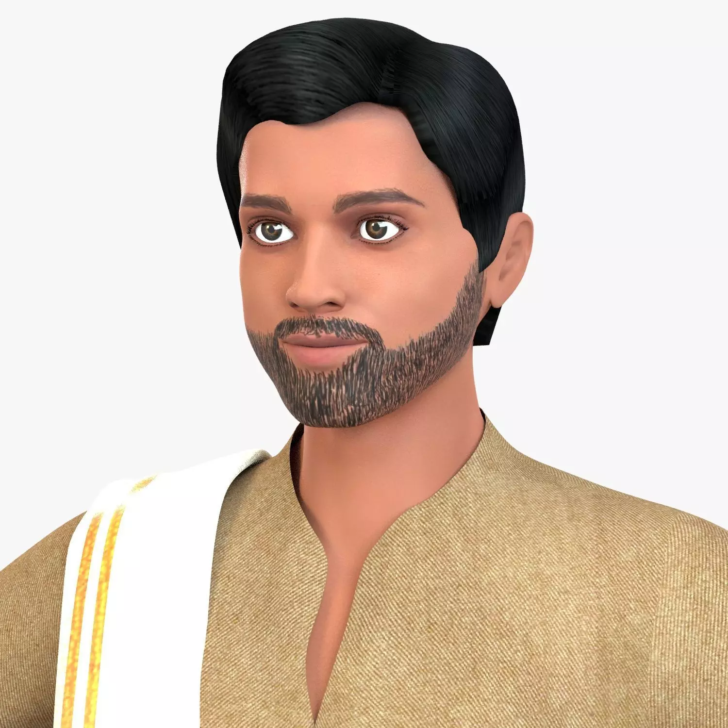 Indian Villager Sadashiv 3D model