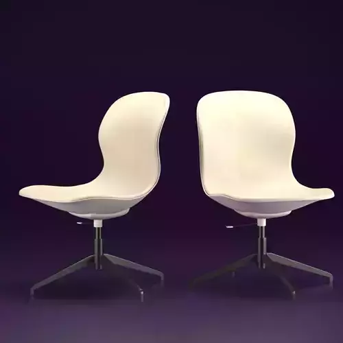 Elegant Warm White Leather office