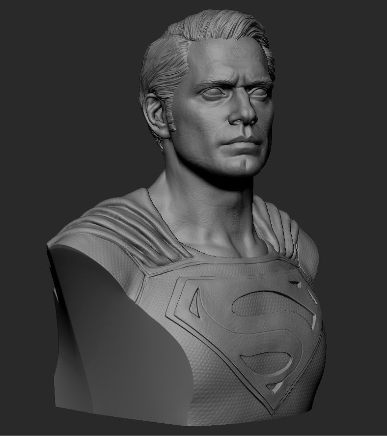 Superman Bust -Henry Cavill 3D print model_13