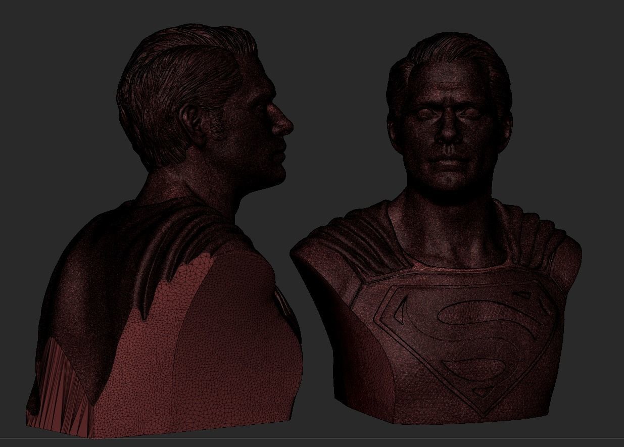 Superman Bust -Henry Cavill 3D print model_19