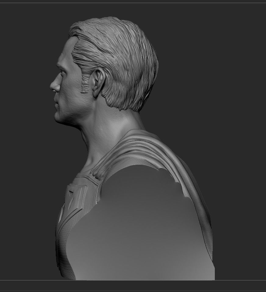 Superman Bust -Henry Cavill 3D print model_9