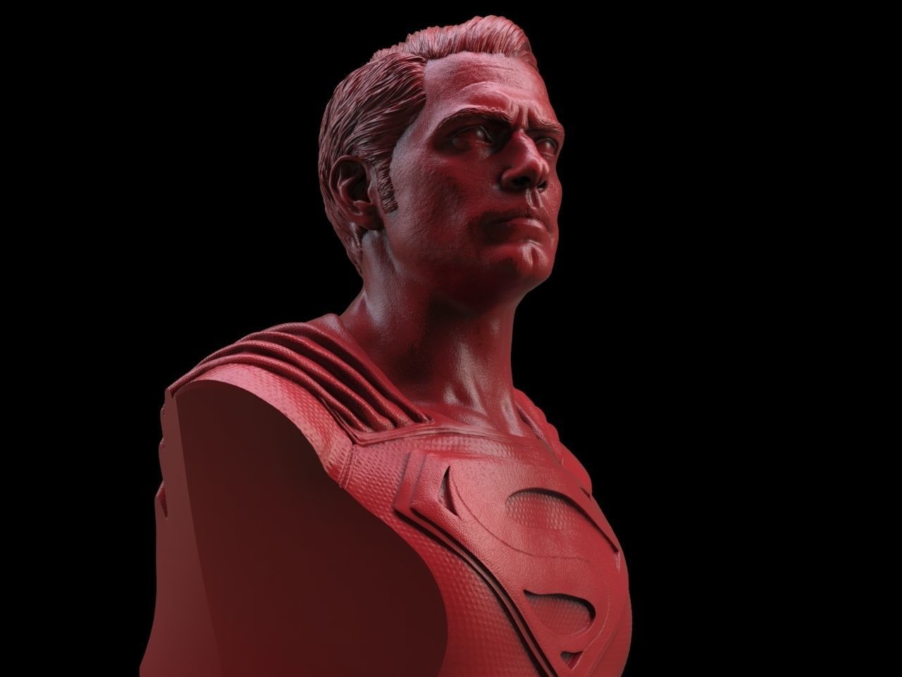Superman Bust -Henry Cavill 3D print model_1