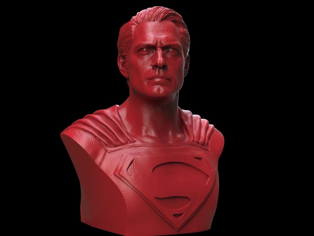 Superman Bust -Henry Cavill 3D print model_3