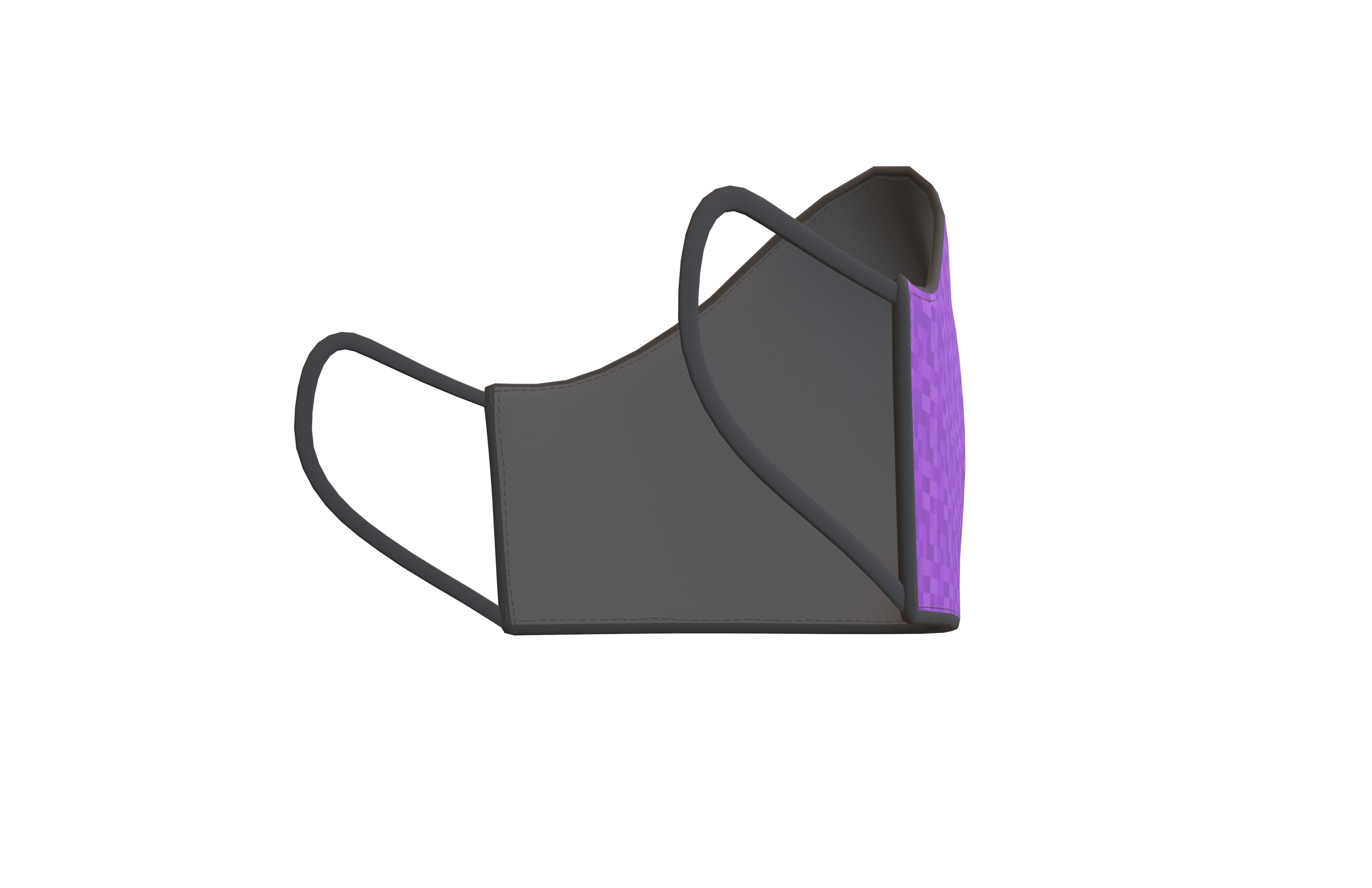 Mask v1 017 Low-poly 3D model_3