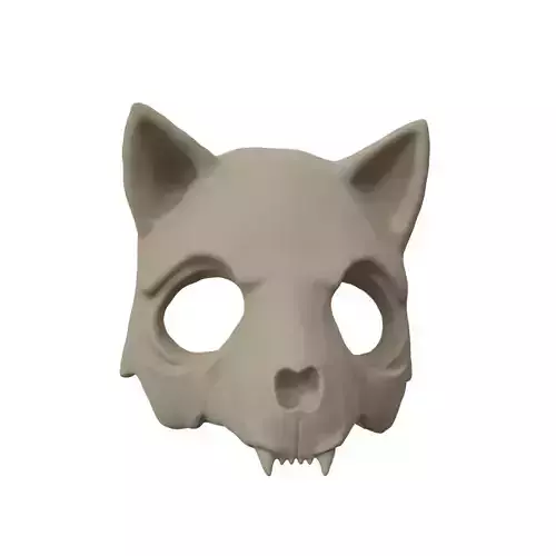 Cat skull mask
