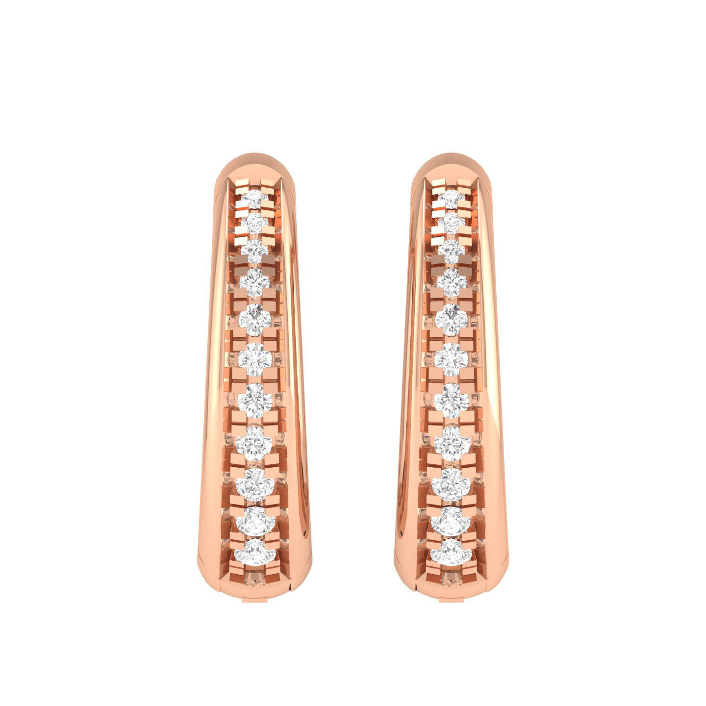 Women Earrings 3dm stl render detail  3D print model_1