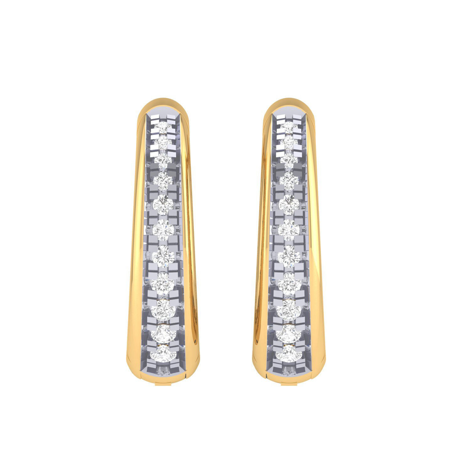 Women Earrings 3dm stl render detail  3D print model_6