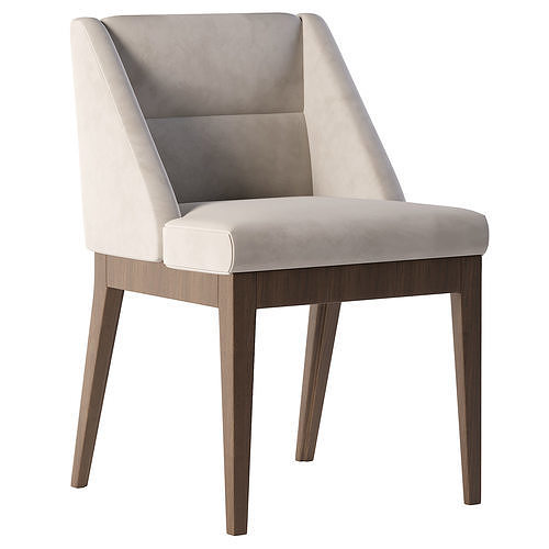 Dining chair Low-poly 3D model