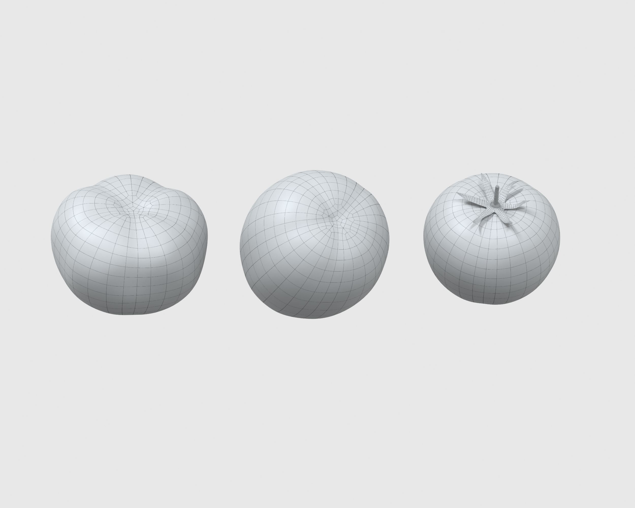 Tomatoes three 3D model_6