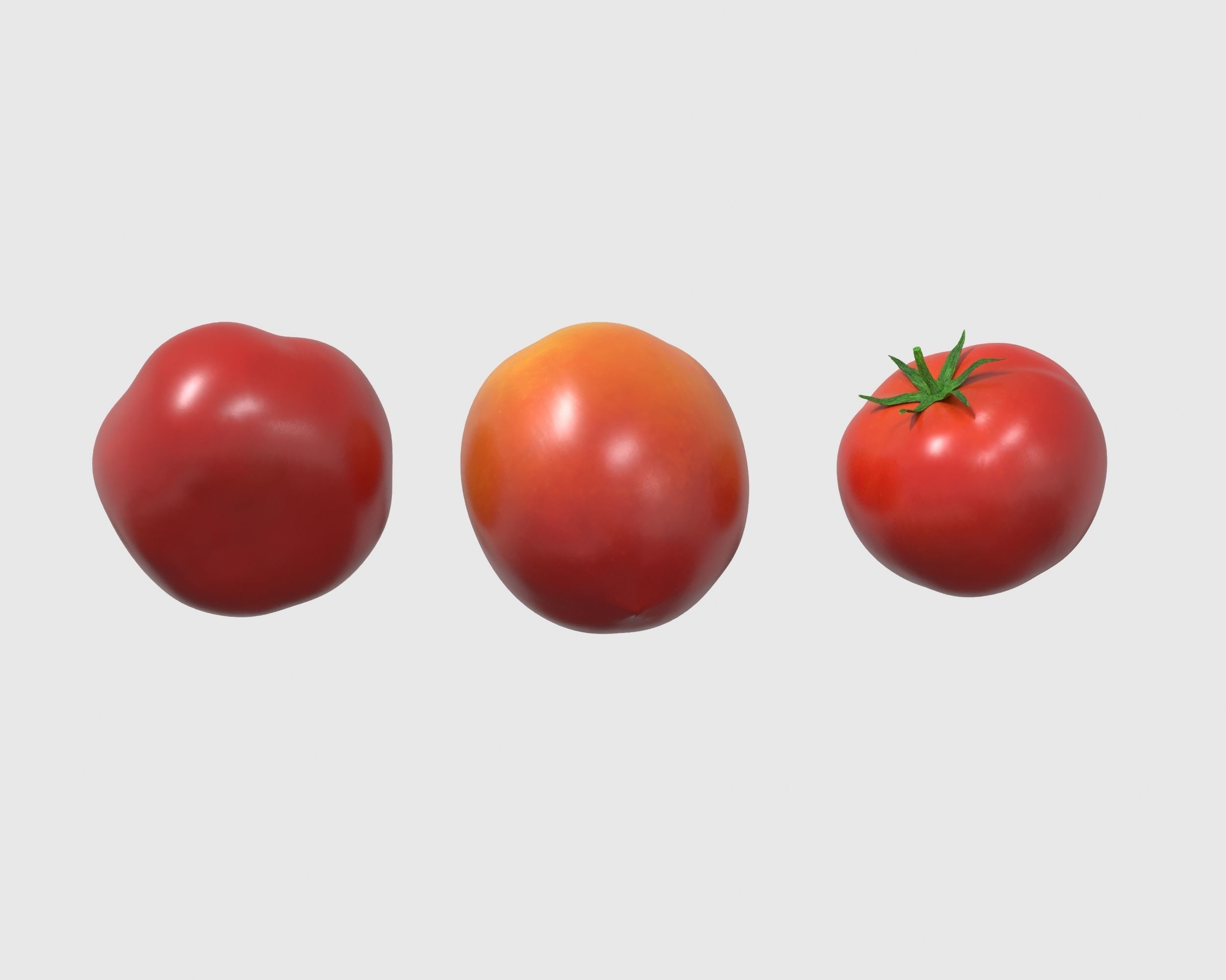 Tomatoes three 3D model_4