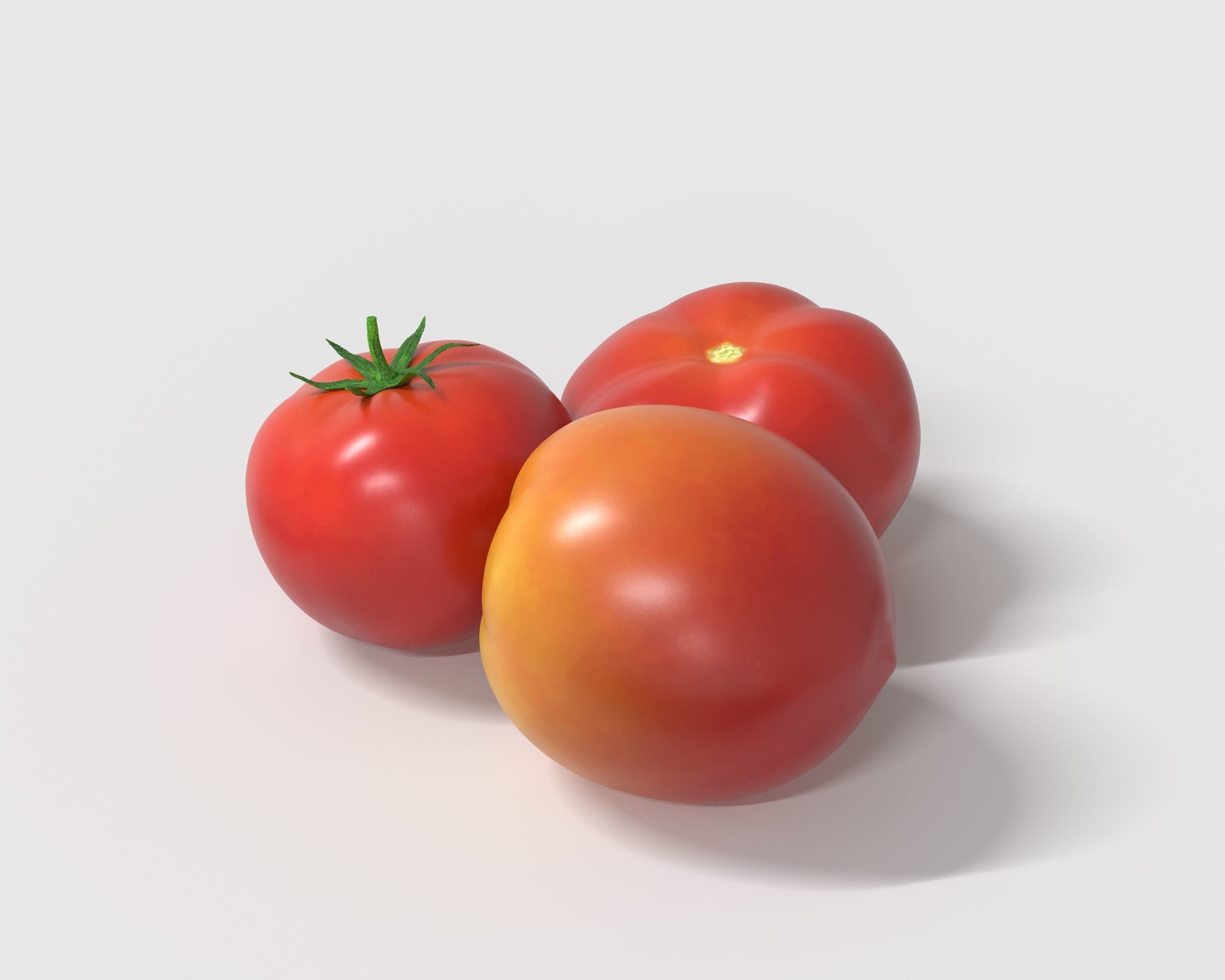 Tomatoes three 3D model_1