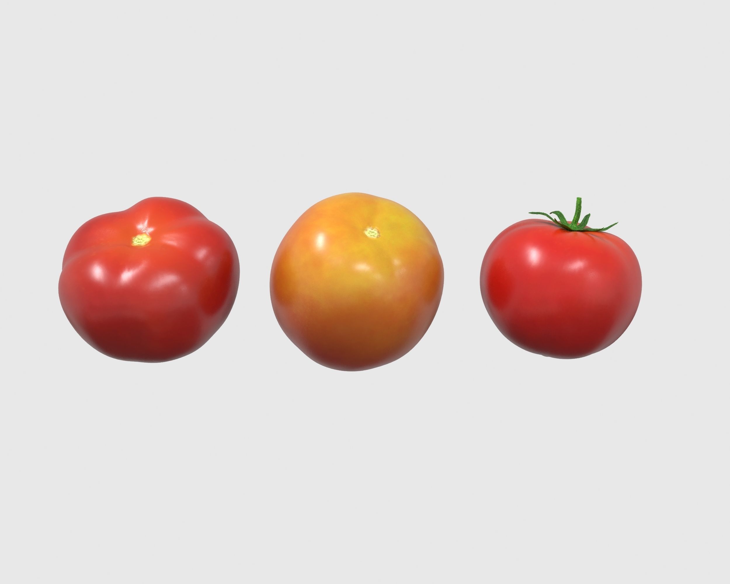 Tomatoes three 3D model_3