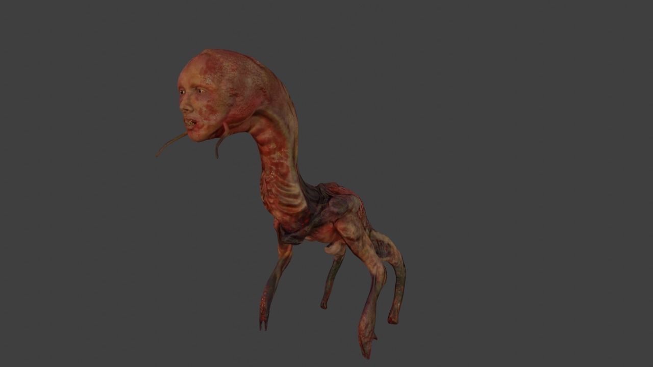 Cry Wolf Free low-poly 3D model_5