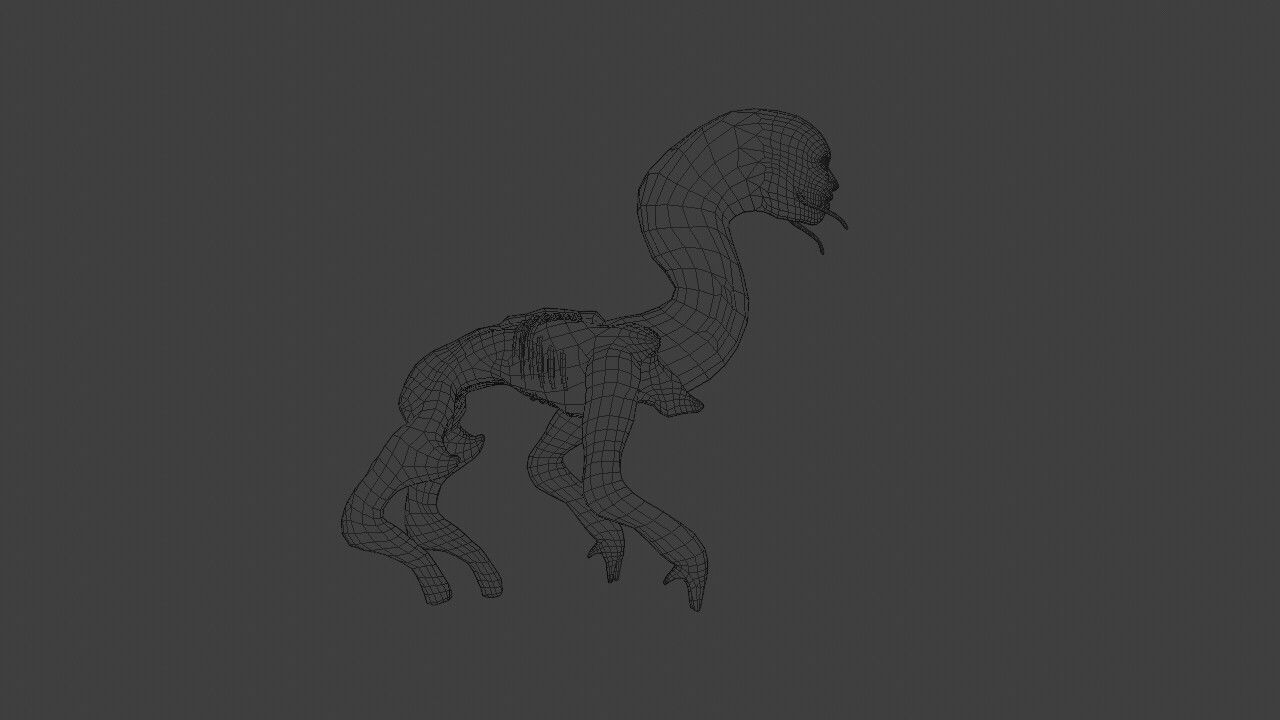 Cry Wolf Free low-poly 3D model_4