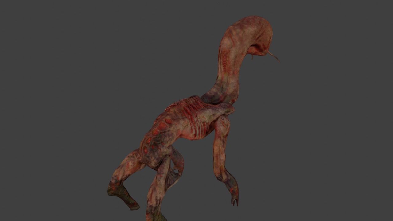 Cry Wolf Free low-poly 3D model_2
