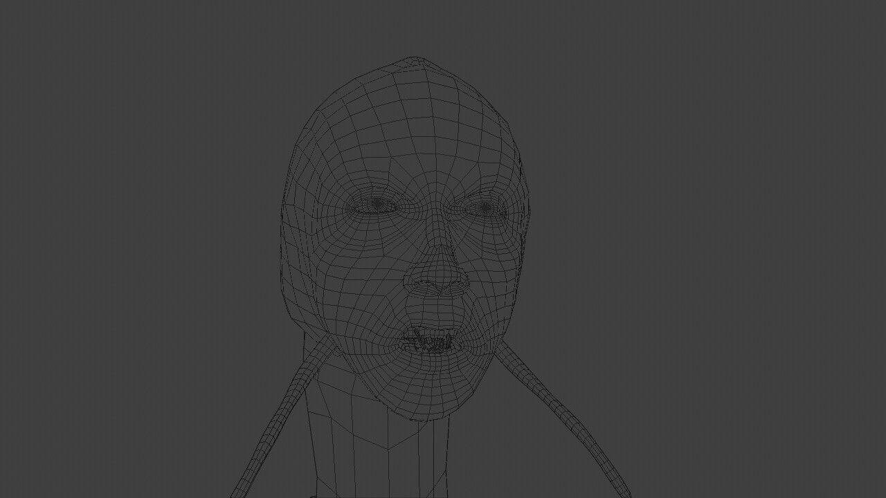 Cry Wolf Free low-poly 3D model_3