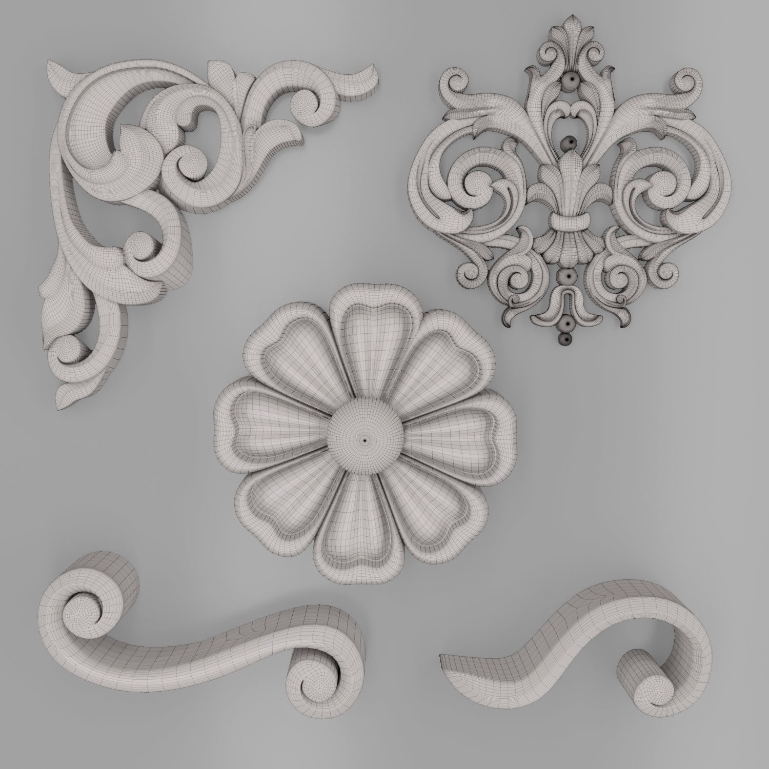 Trim Ornament 61 3D model_1