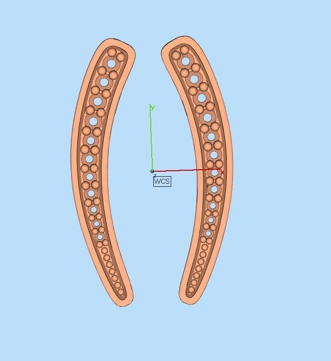 Diamond earrings for woman 3D print model_10