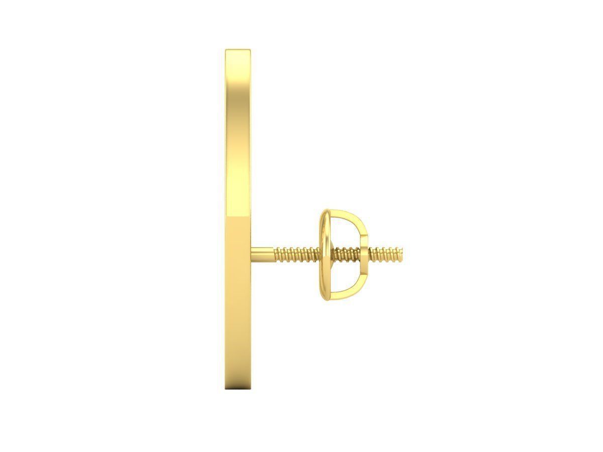 Diamond earrings for woman 3D print model_1