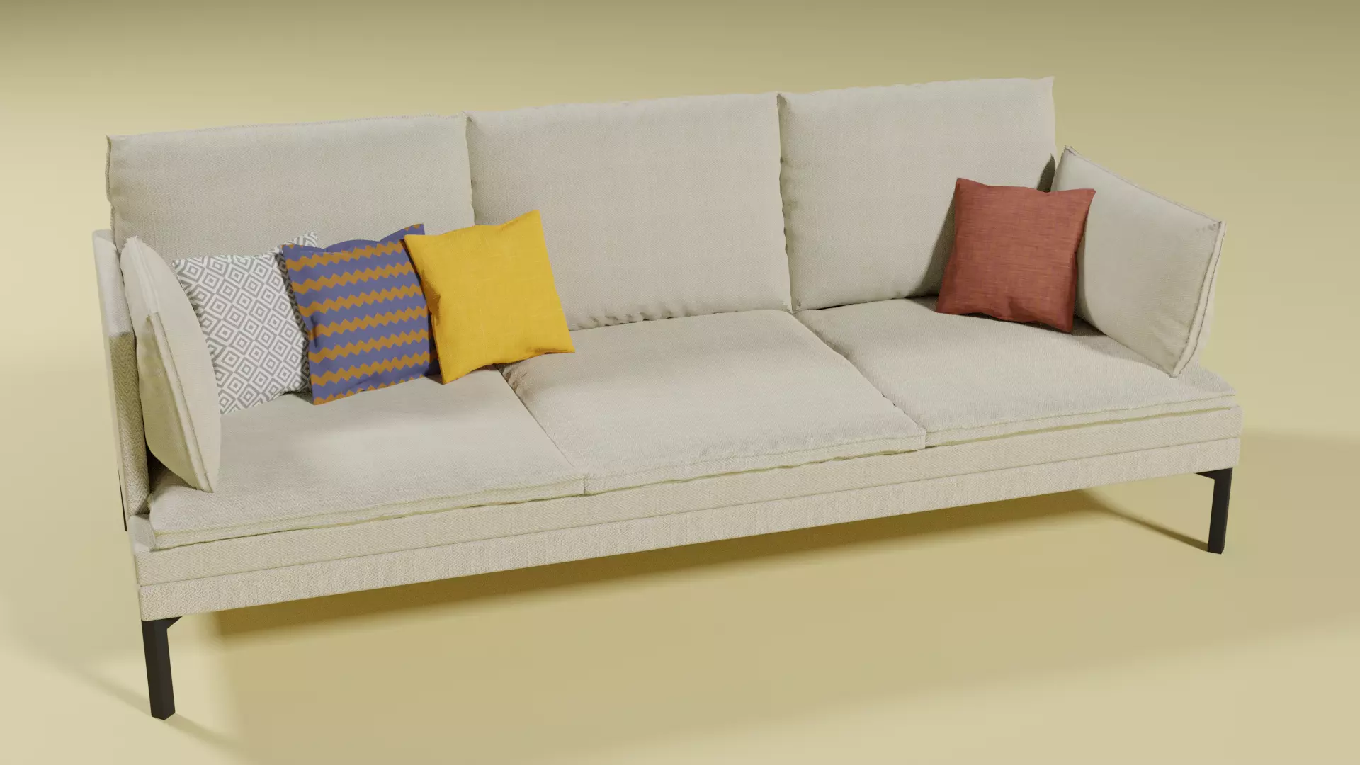 Sofa for Living Room Free 3D model