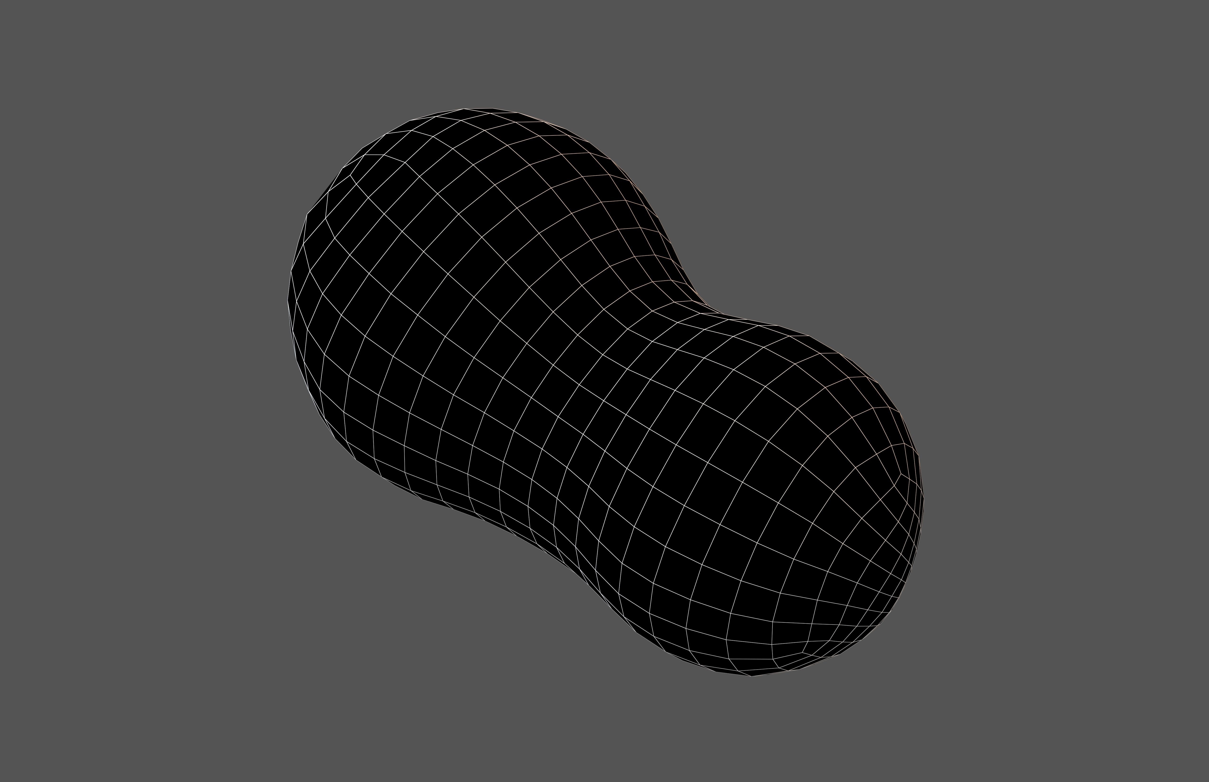 Cartoon Cloud v2 004 Low-poly 3D model_4