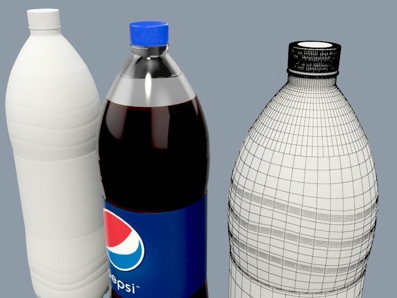 pepsi Bottle 3D model_4