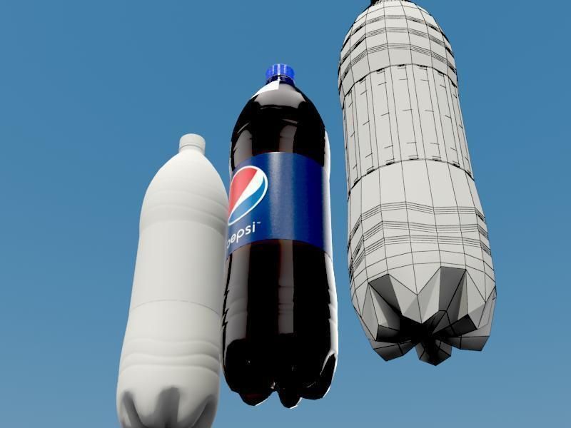 pepsi Bottle 3D model_2