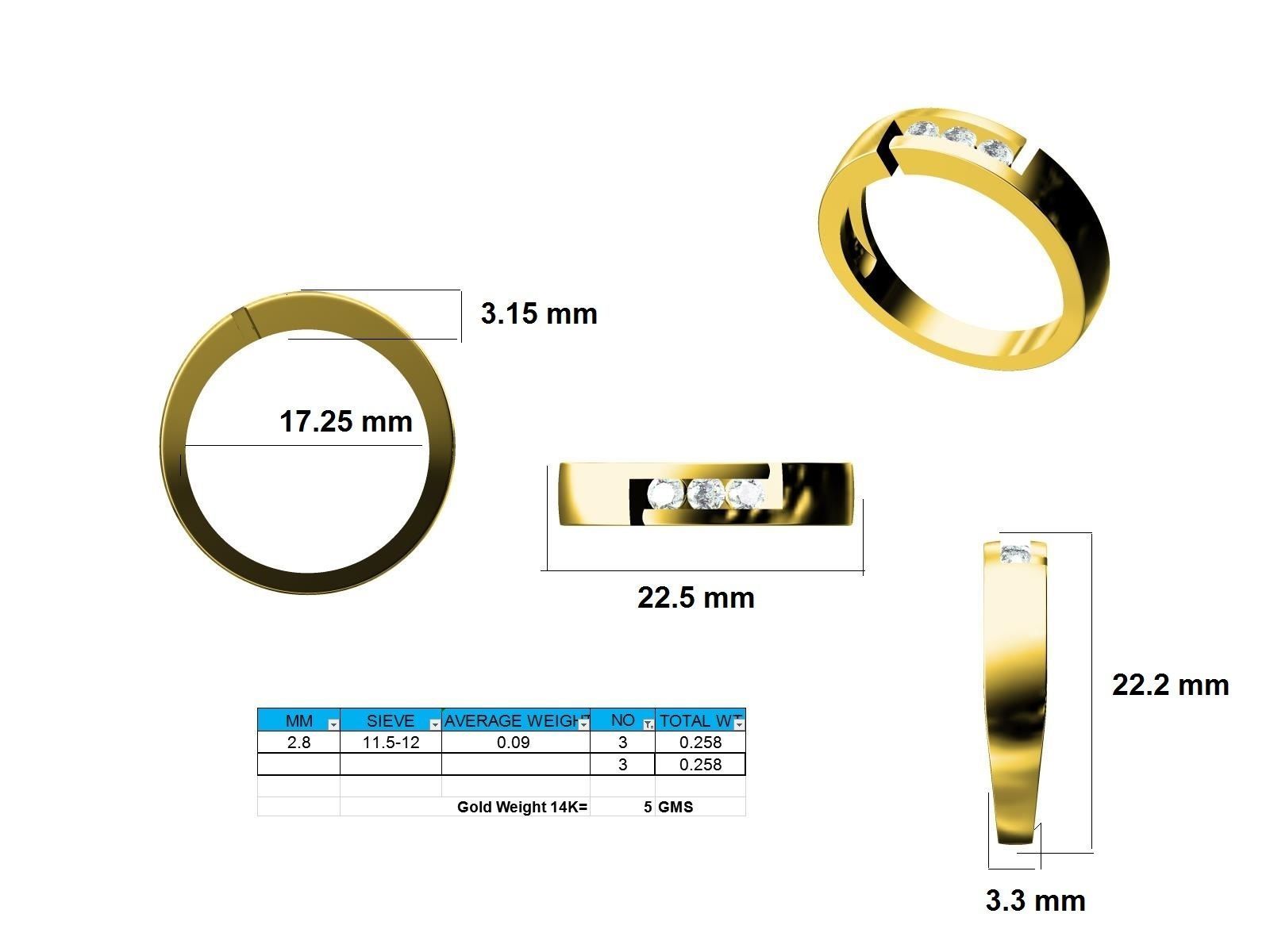 Ring - 127290 3D print model_12