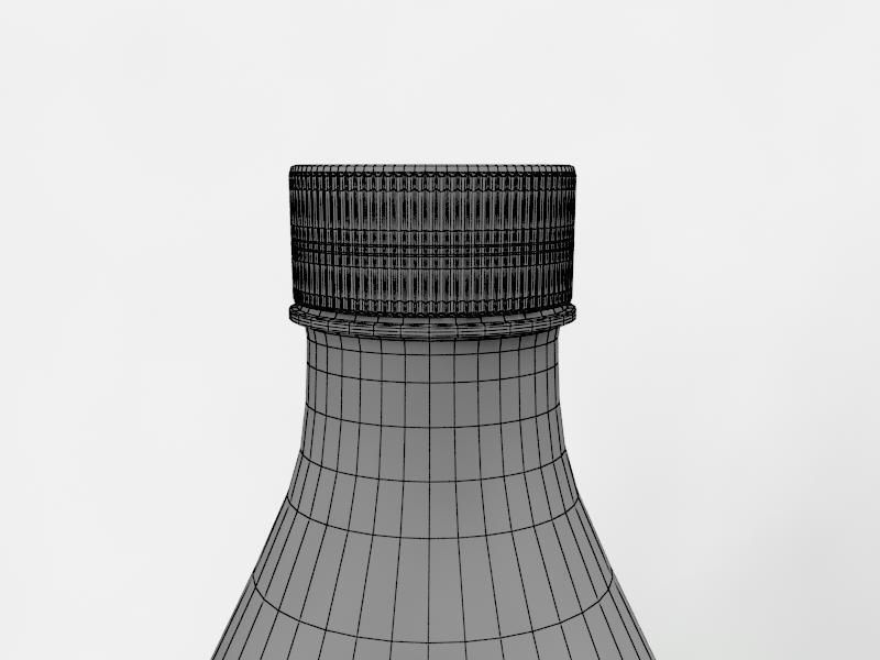 sprite bottle 3D model_2