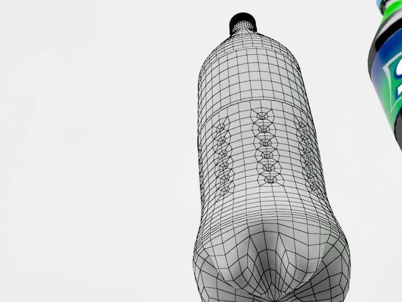 sprite bottle 3D model_3