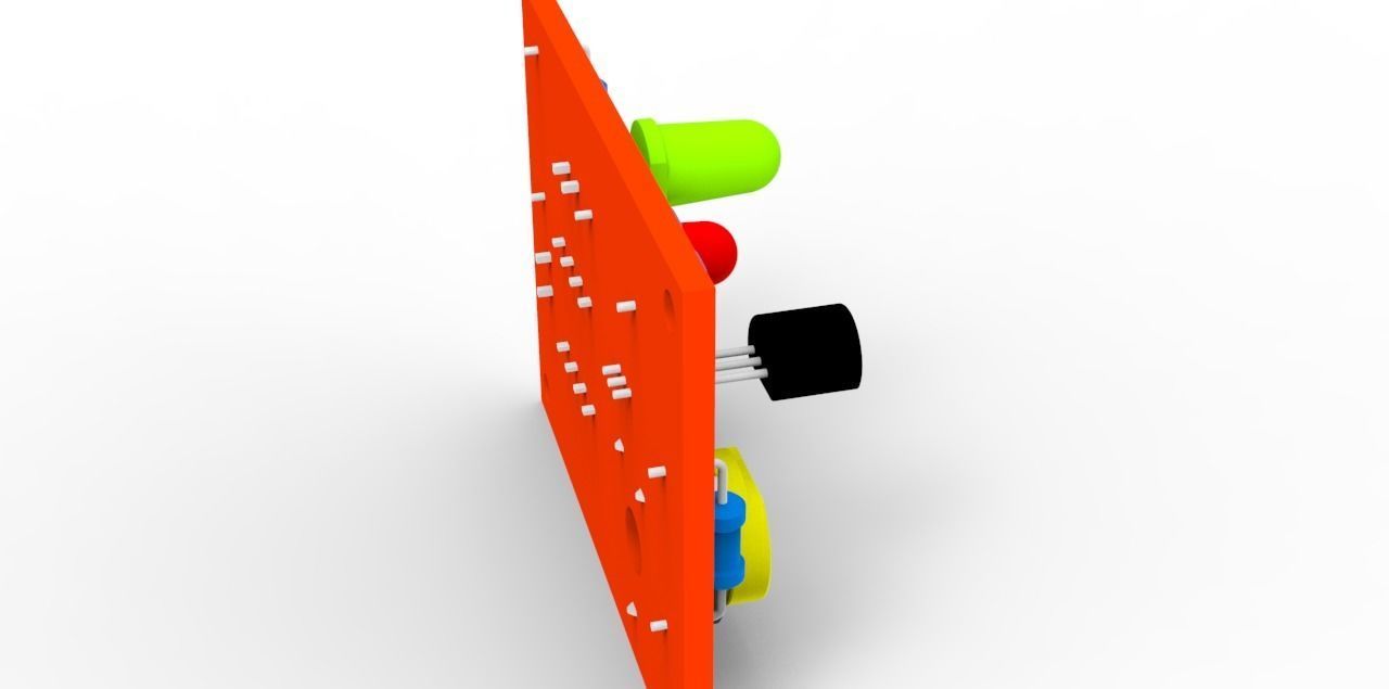 Temperature Sensor Circuit 3D print model_2