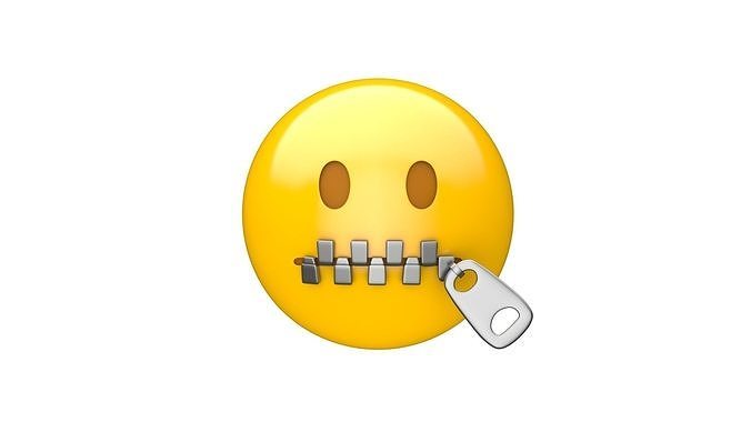Apple Zipper-Mouth Face 3D model