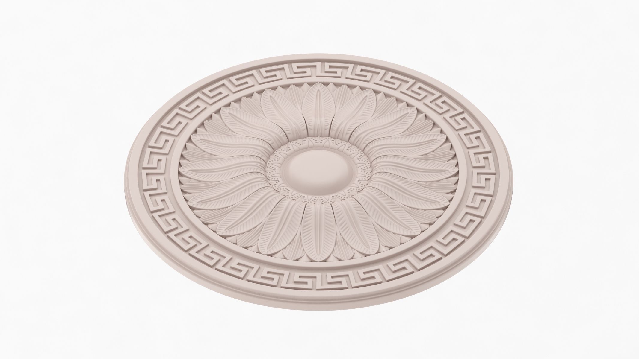  Classic Ceiling Medallion 13 3D model_4