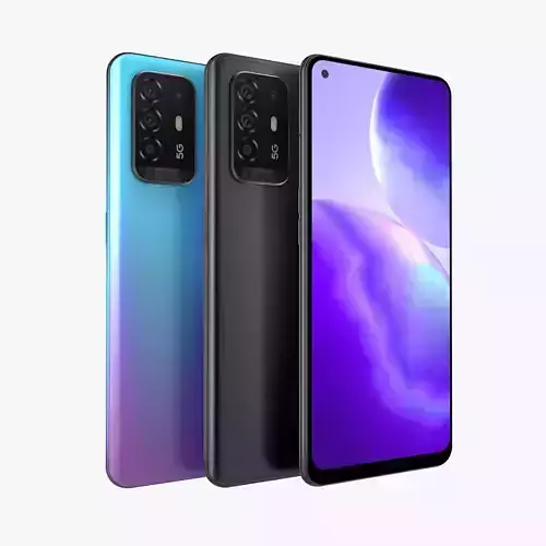Oppo Reno5 Z Full Colors 3D model