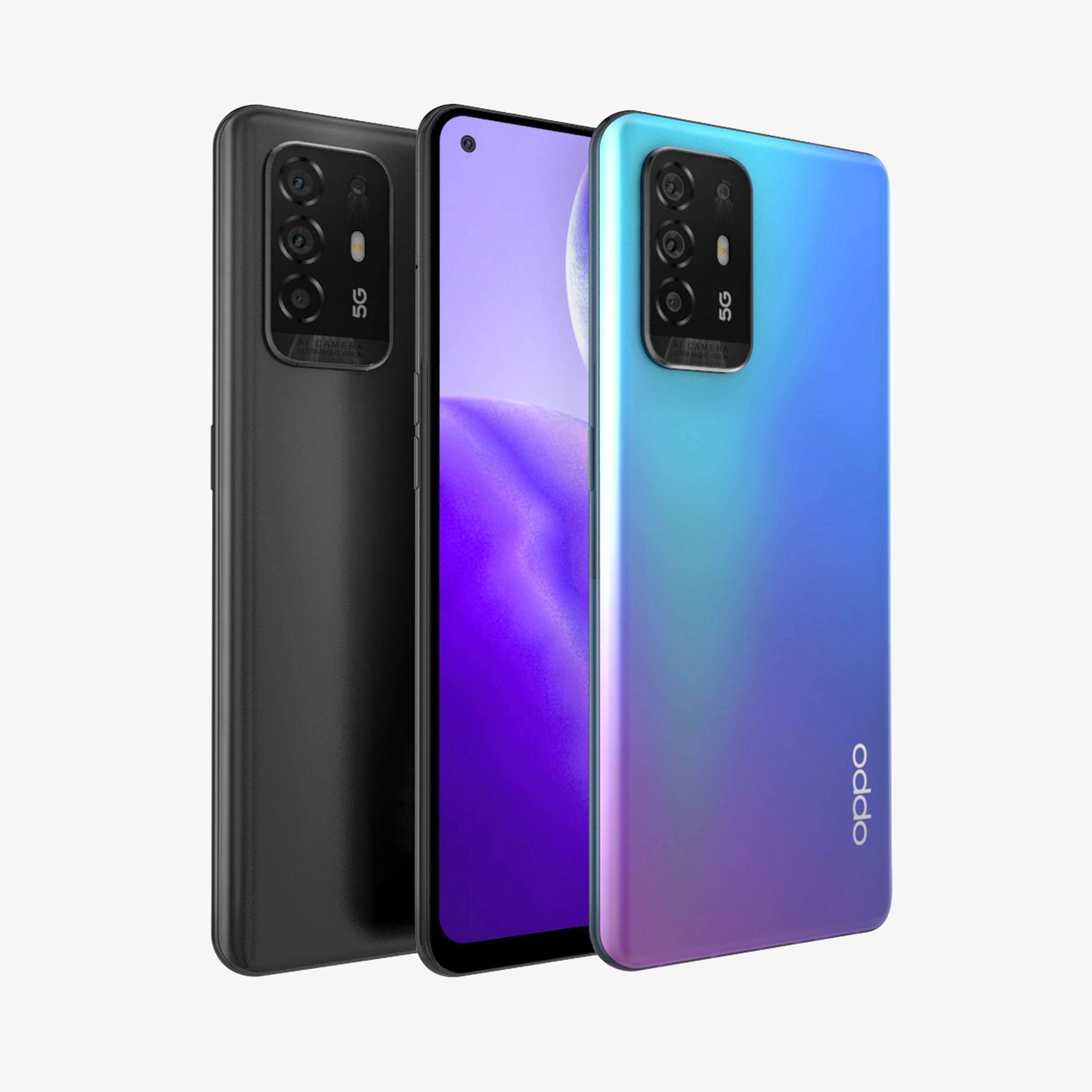 Oppo Reno5 Z Full Colors 3D model_1