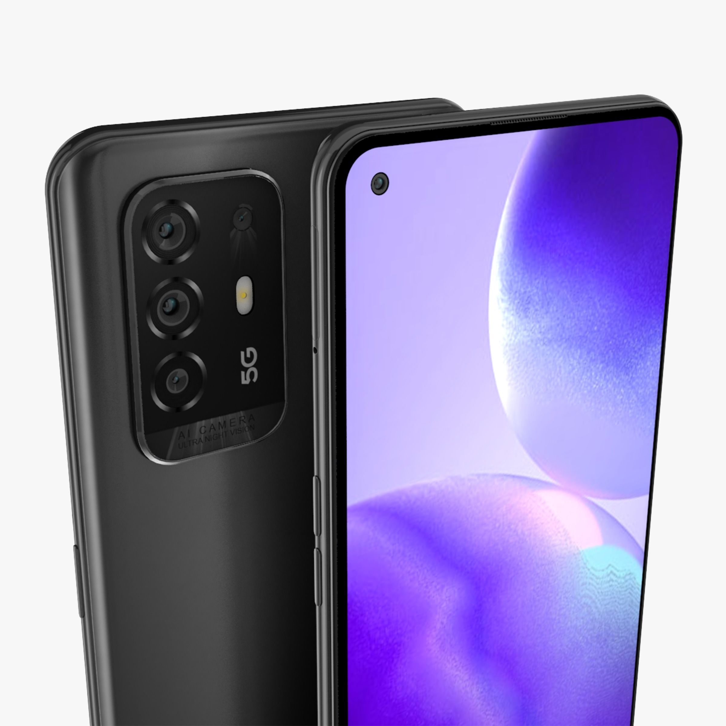 Oppo Reno5 Z Full Colors 3D model_3