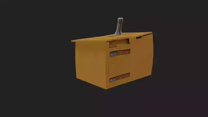 Lowpoly Comic Style Cabin